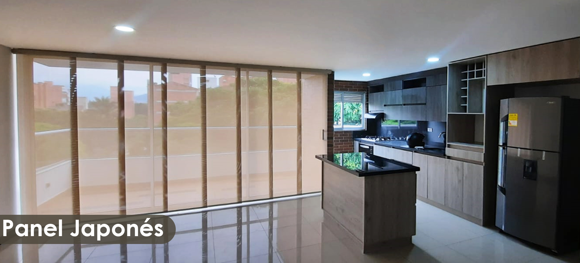 Cortinas Panel Japones